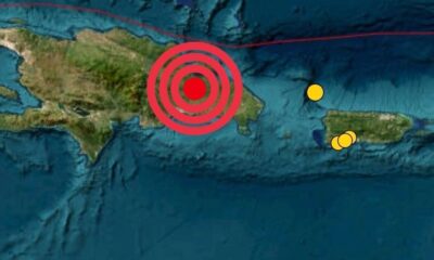 Se registra un temblor de magnitud 4.2 en Monte Plata