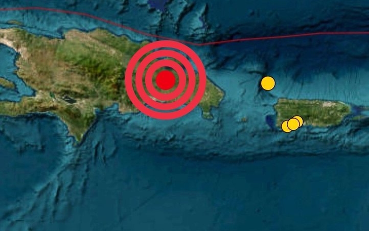 Se registra un temblor de magnitud 4.2 en Monte Plata