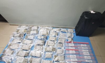 Confiscan maleta cargada con 38 paquetes de marihuana en Aeropuerto Internacional Gregorio Luperón