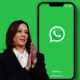 La campaña de Harris lanza un canal en WhatsApp