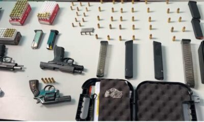 PN y MP confiscan armas y municiones en la provincia Duarte; tres hombres resultan detenidos